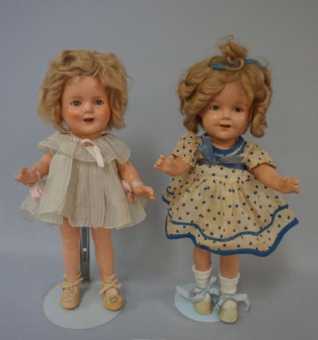 (2) IDEAL SHIRLEY TEMPLE 13 INCH COMPO (1 of 6)