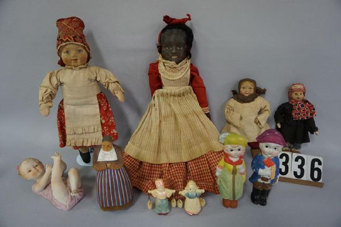 VINTAGE (BLACK / WHITE MASK FACE) 11 INCH CLOTH (1 of 4)