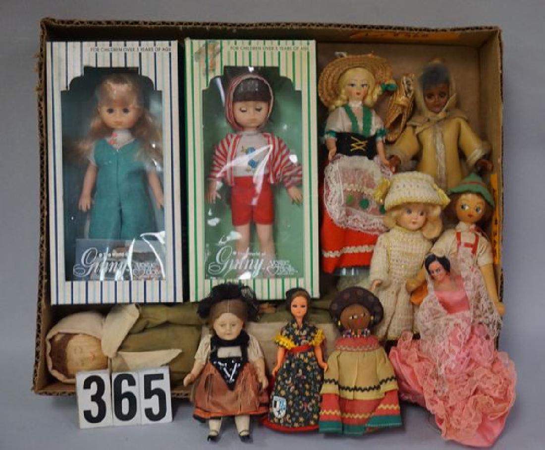 GRAB BOX OF DOLLS: (1 of 1)