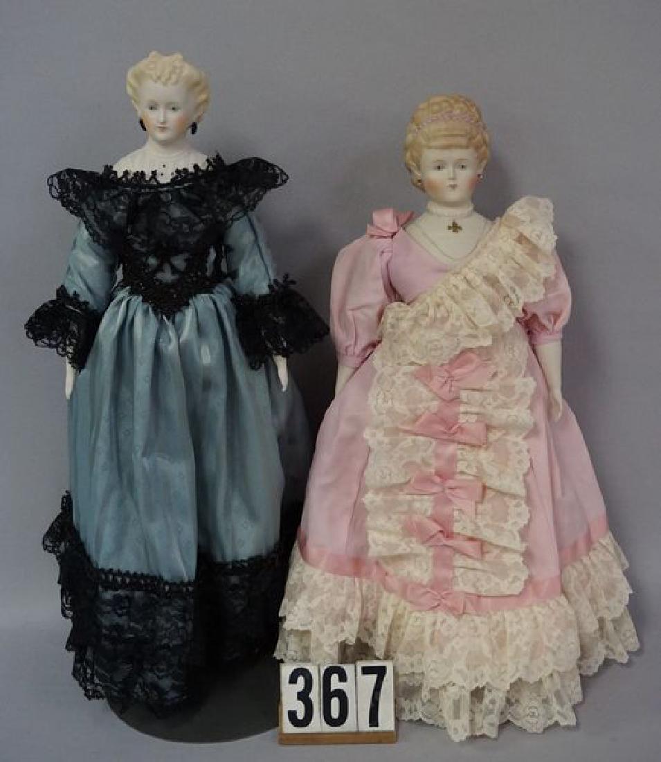 (2 PIECES) MARY BROUSE 18 INCH & 19 INCH BISQUE / (1 of 4)