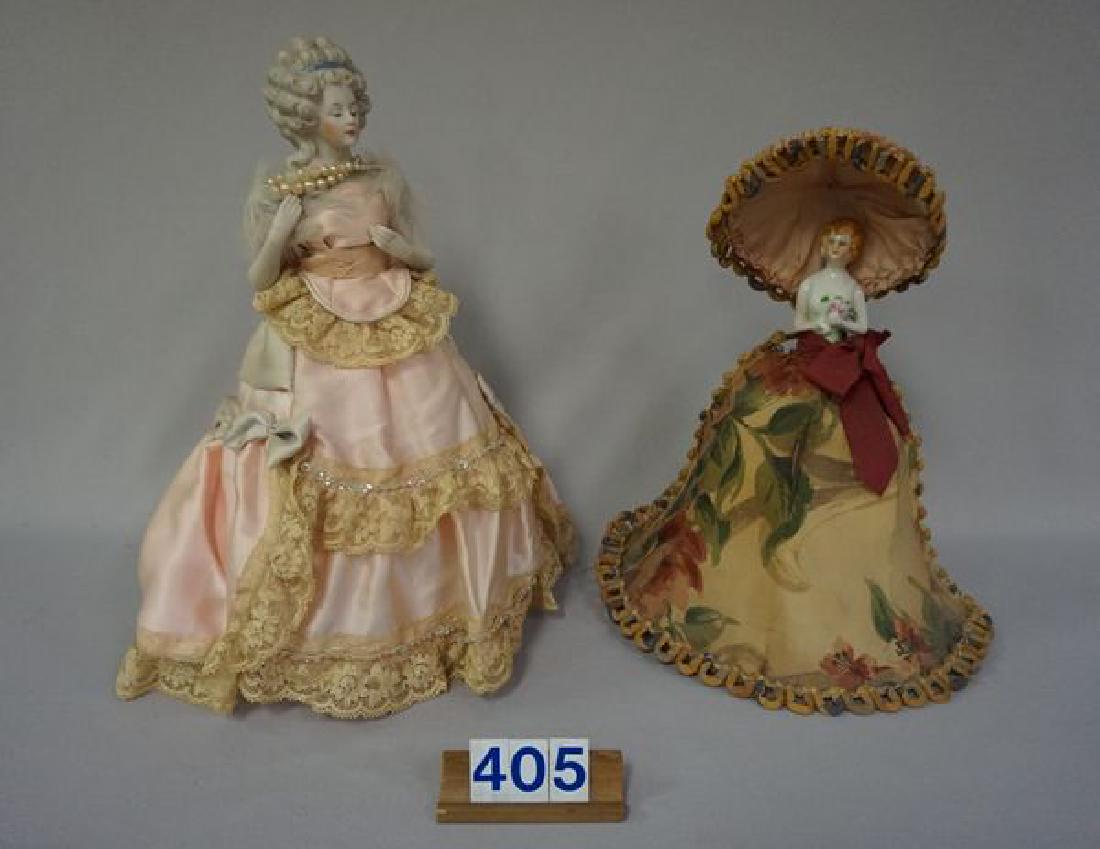 5 INCH BISQUE HALF DOLL 'MARIE ANTOINETTE' (1 of 7)