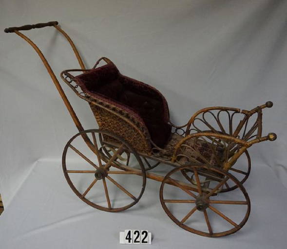 ANTIQUE WICKER BODY DOLL CARRIAGE Nov 10, 2018 Dotta Auction Co