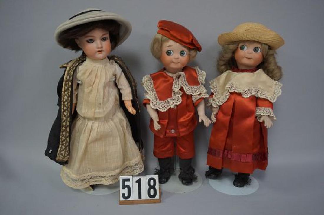 (3 PIECES) AM 390 16 INCH BISQUE SOCKET (1 of 7)