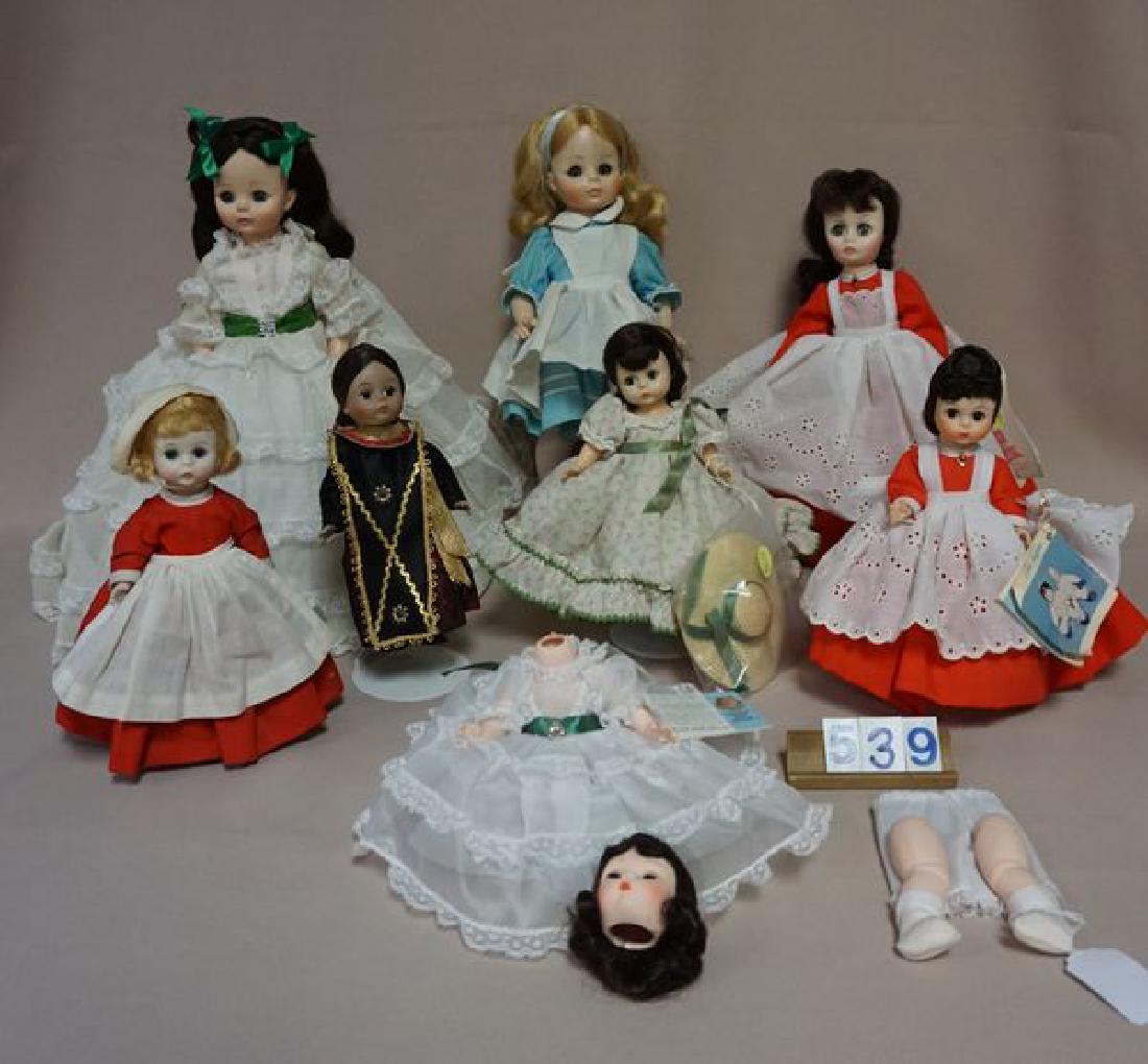 (8 PIECES) MADAME ALEXANDER: (1 of 3)