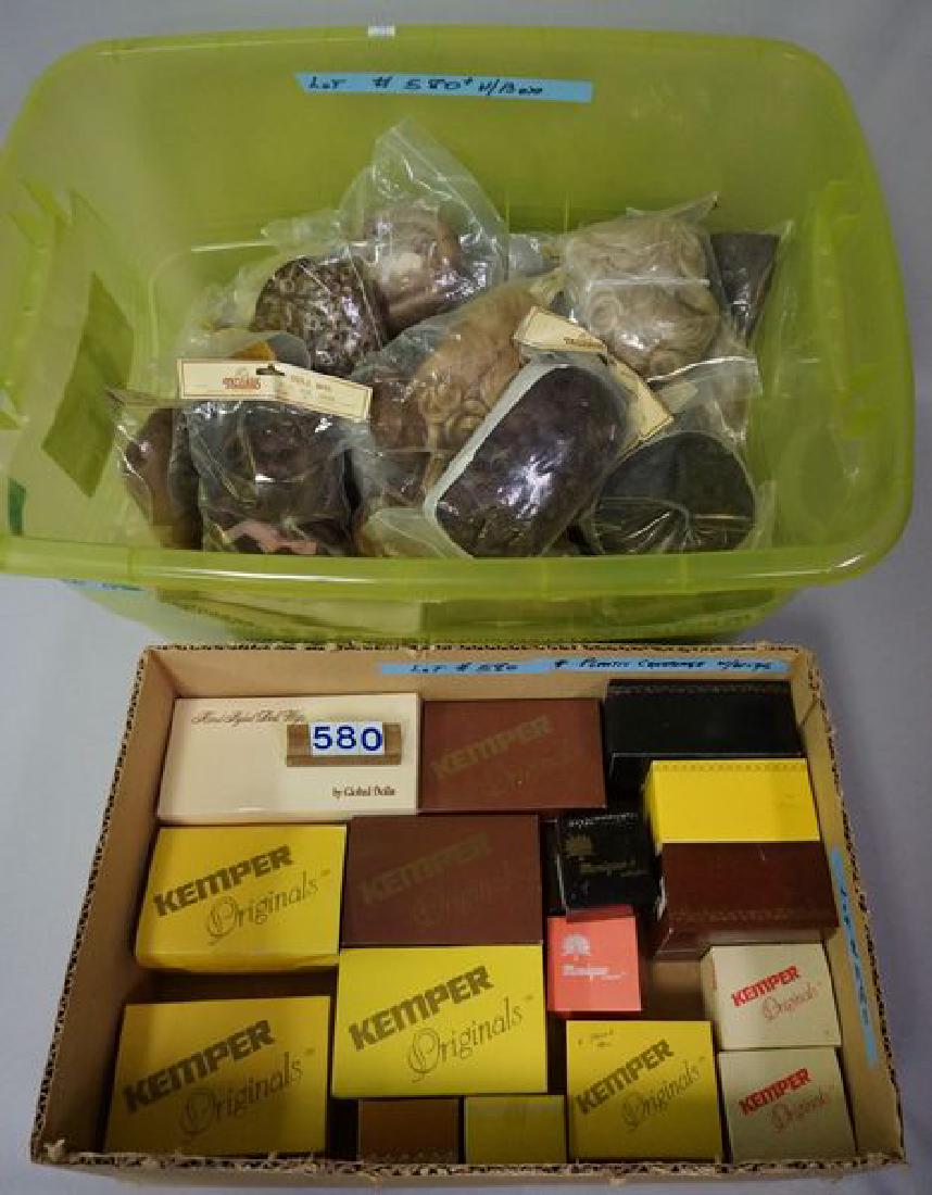 BOX WITH (17) ASSORTED SIZE MODERN DOLL WIGS (1 of 3)
