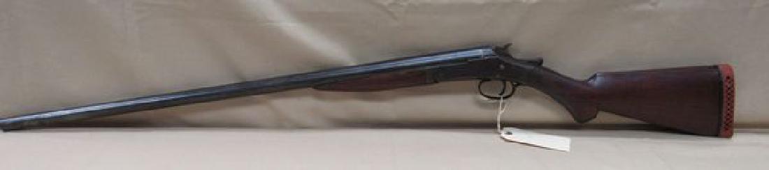 CRESCENT ARMS SINGLE SHOT 12 GAUGE: SHOTGUN, NO S/N, CRACK IN BUTTSTOCK, RUST & WEAR - POOR FFL LINE #673