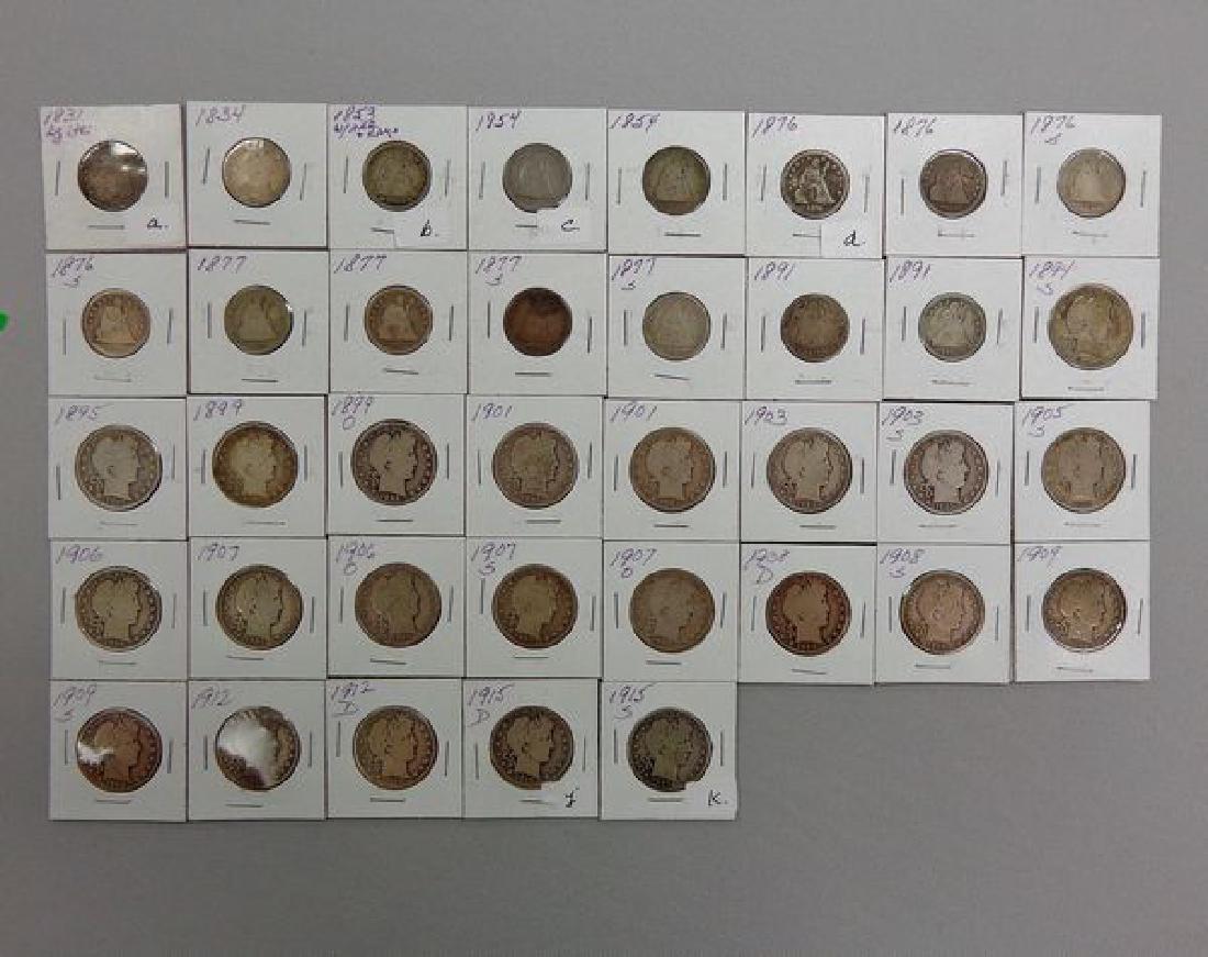 (2) BUST & (13) LIBERTY QUARTERS PLUS (22) (1 of 2)