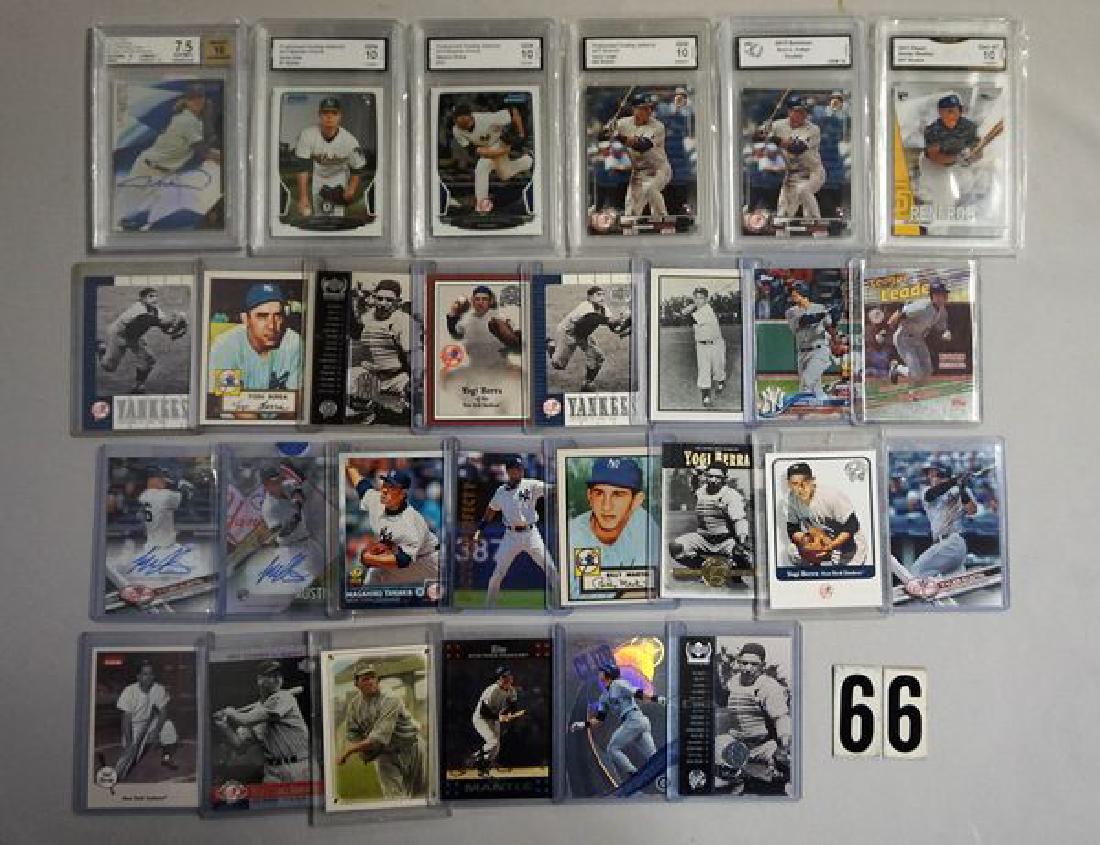 (28 CARDS) YANKEES LOT: (1 of 4)