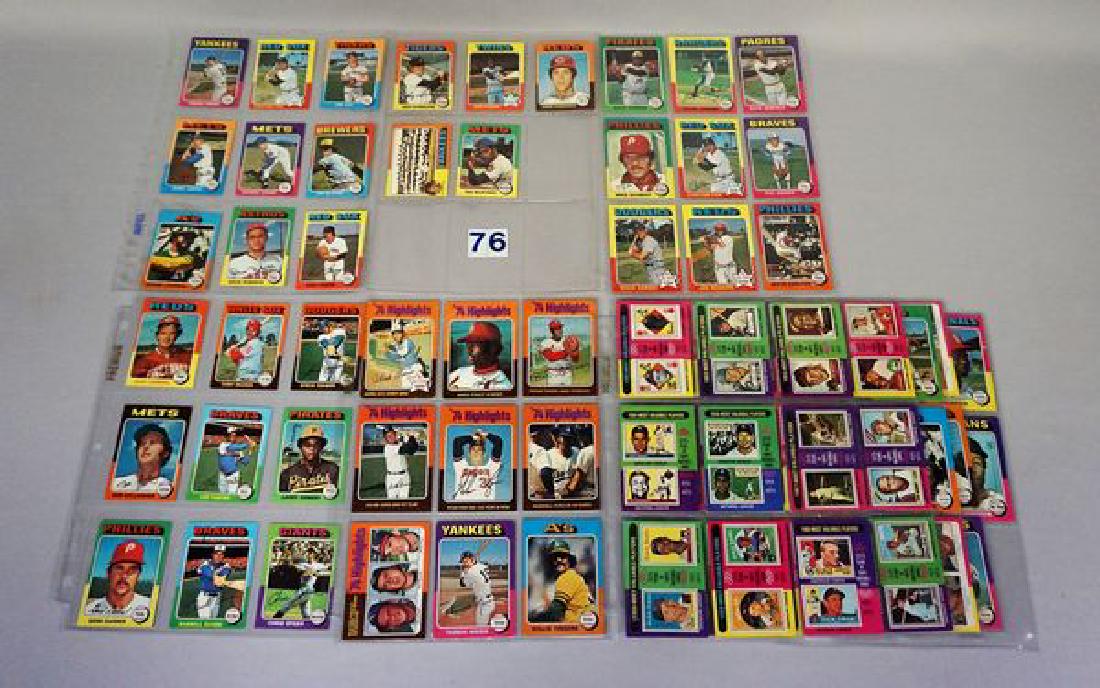 (23 DIFFERENT) 1975 TOPPS BASEBALL MINI CARDS (1 of 7)