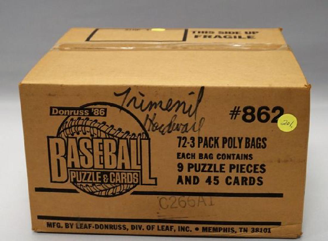 1986 DONRUSS BASEBALL UNOPENED FACTORY (1 of 6)
