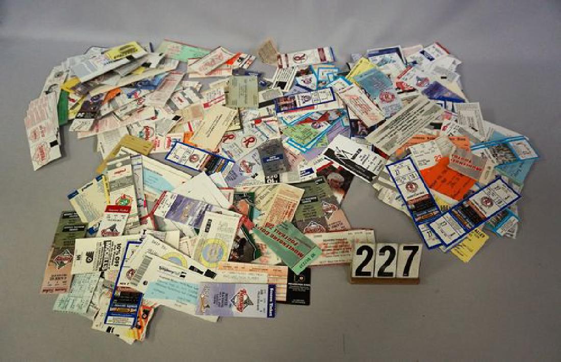 GRAB BOX OF TICKET STUBS (1 of 3)