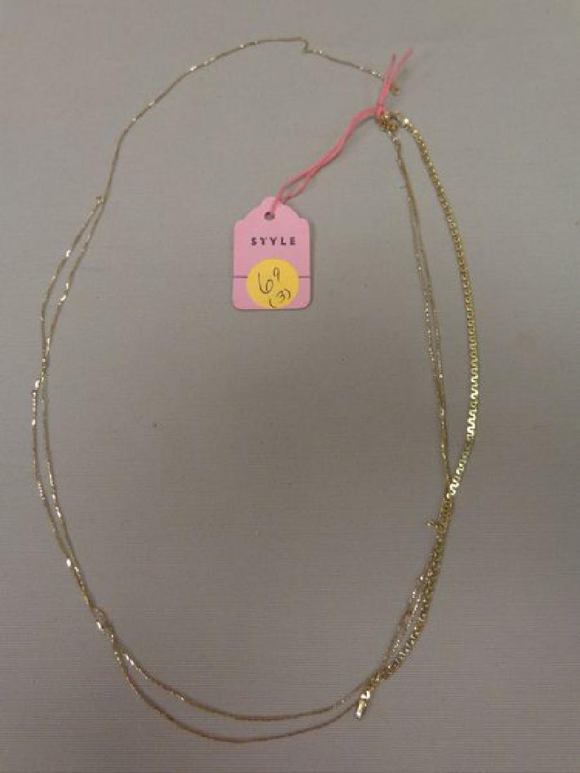 14 KT GOLD 9 INCH LADIES BRACELET, (1 of 1)