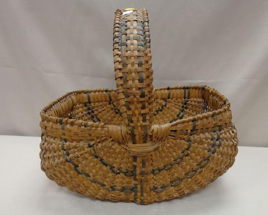 ANTIQUE APPALACHIAN ROCKER BASKET (1 of 4)