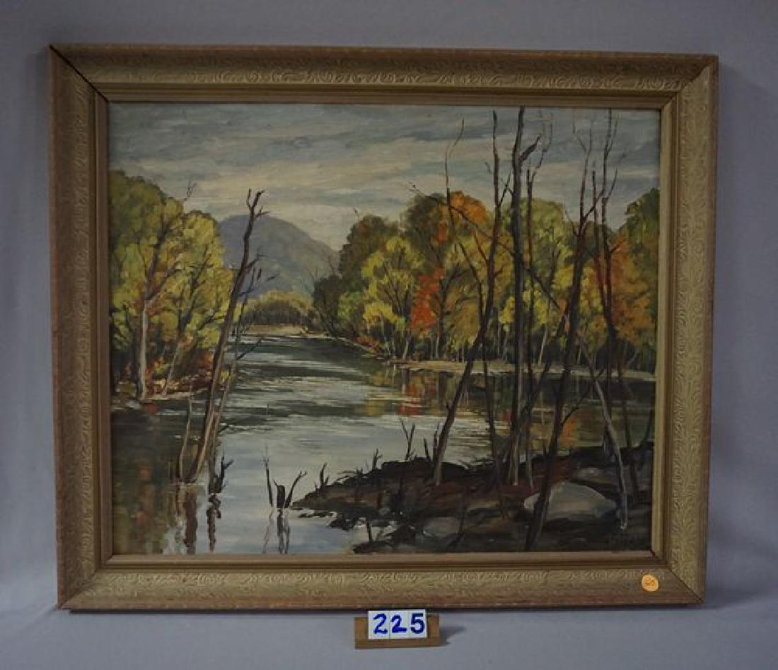 WIL BEHLER FRAMED OIL PAINTING (1 of 4)