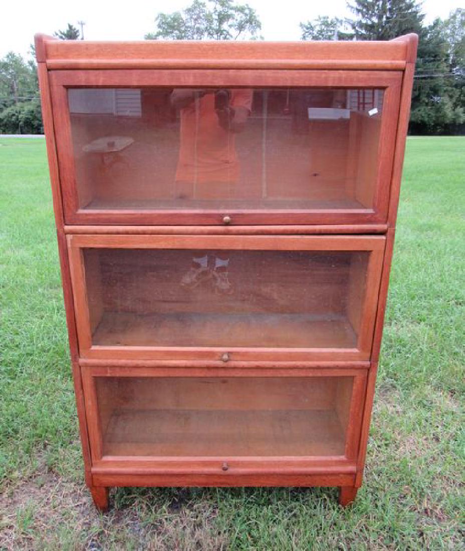 THREE SECTION BARRISTER BOOKCASE: (1 of 1)