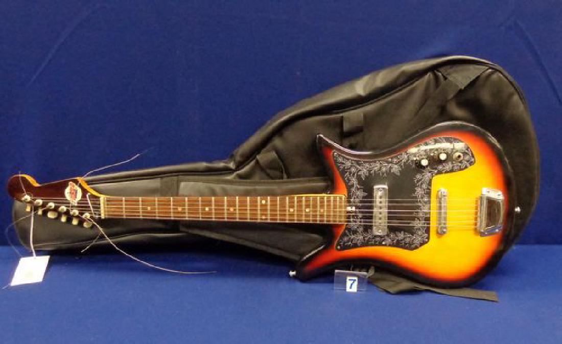teisco guitar ep-9t green teisco guitar ep-9t green