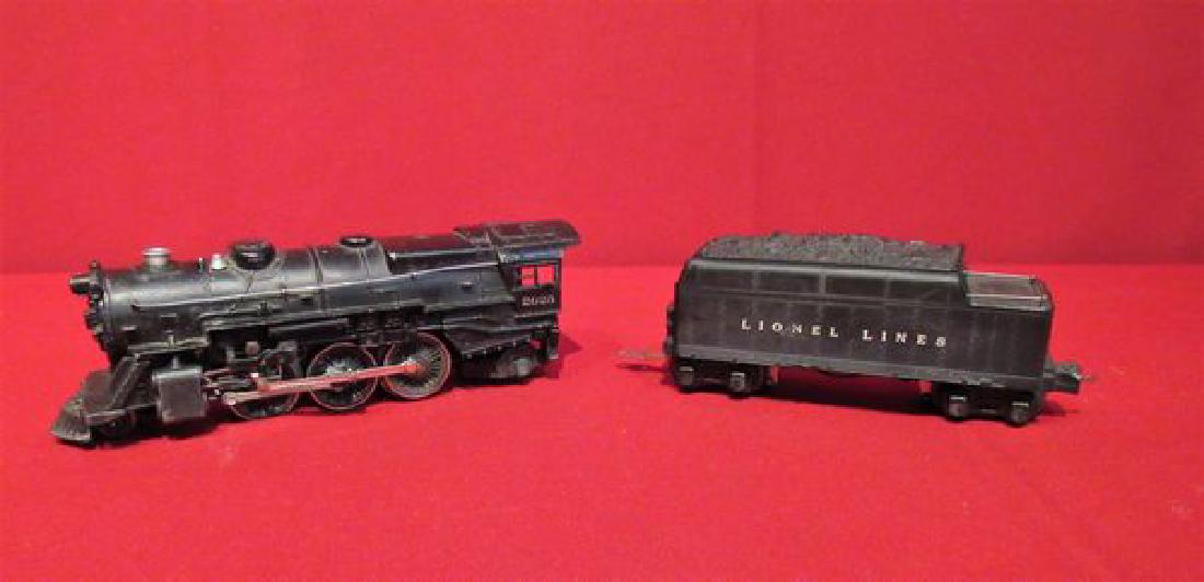 LIONEL #2025 ENGINE & #2666 TENDER:: ALUMINUM STACK - BOTH VG