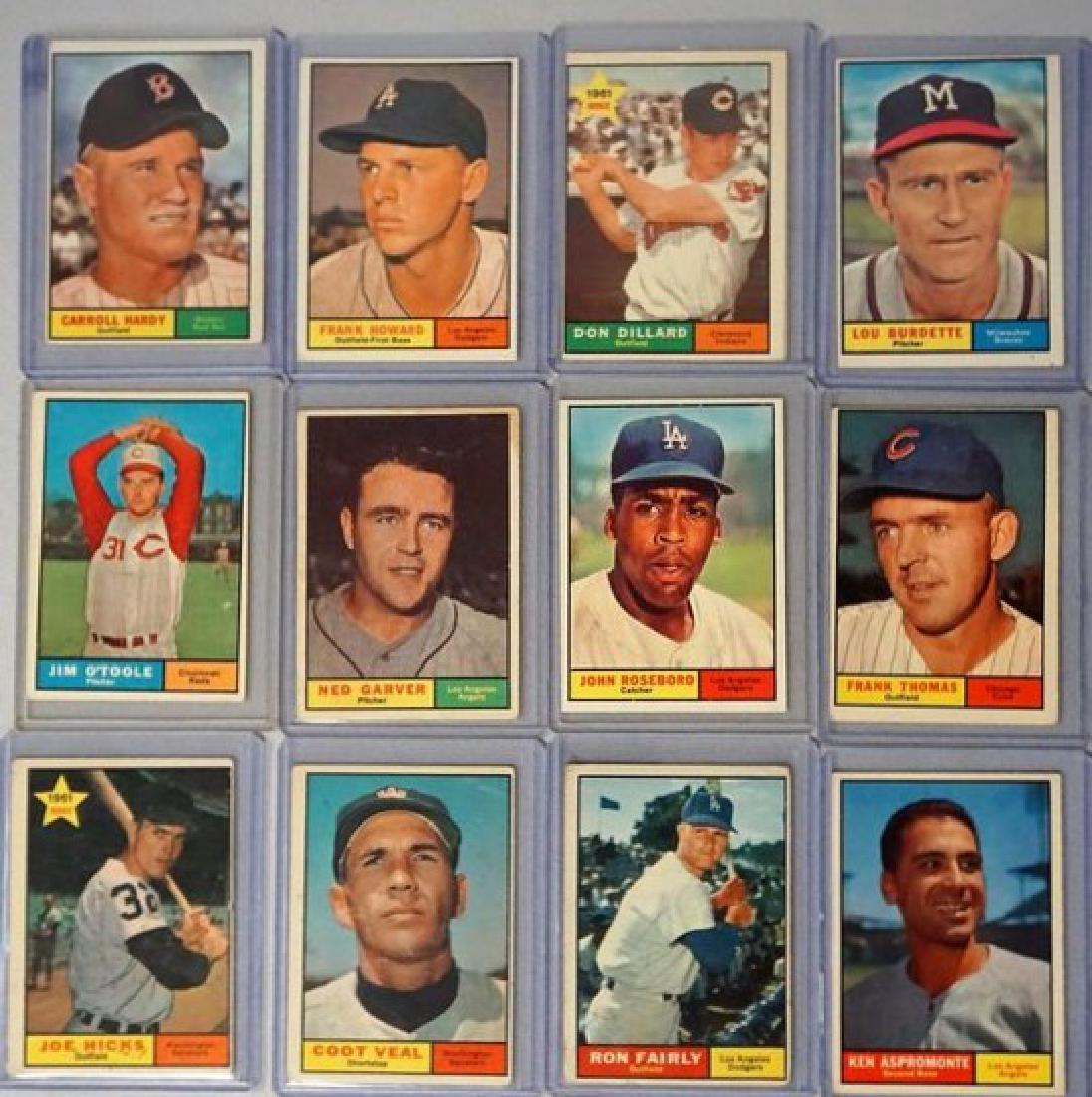 (50 DIFFERENT) 1961 TOPPS BASEBALL CARDS (1 of 8)