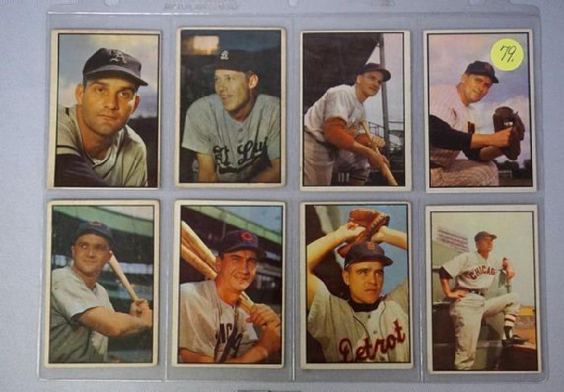 (25 DIFFERENT) 1953 BOWMAN COLOR BASEBALL (1 of 6)
