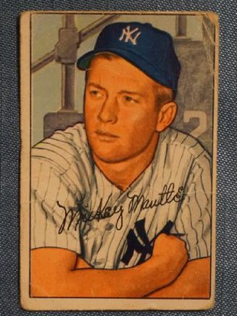 1952 BOWMAN #101 MICKEY MANTLE (1 of 2)