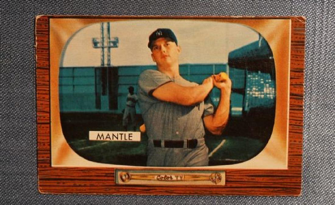 1955 BOWMAN MICKEY MANTLE (1 of 2)