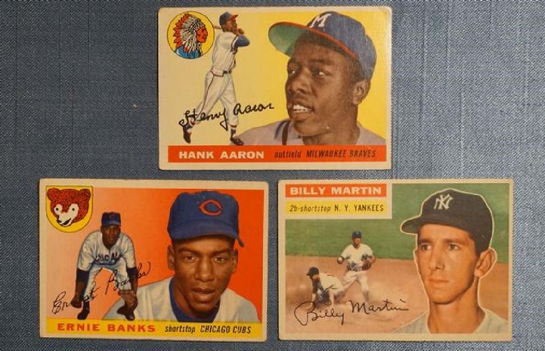 1955 TOPPS #47 HANK AARON (1 of 2)
