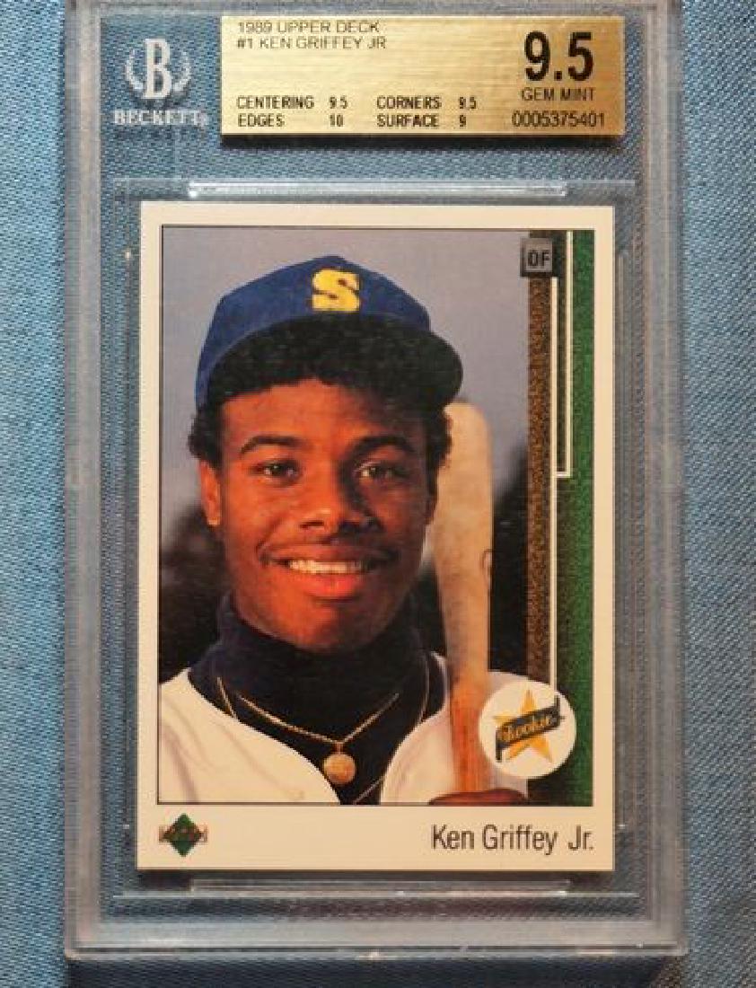 1989 UPPER DECK #1 KEN GRIFFEY, JR. ROOKIE (1 of 2)