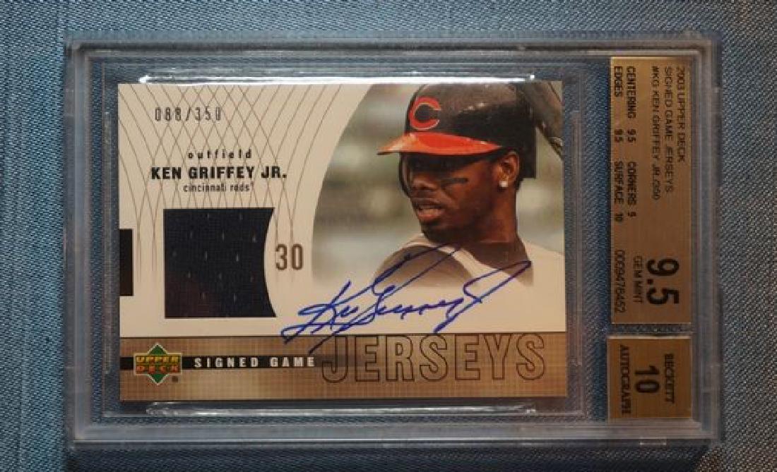 2003 UPPER DECK SIGNED GAME JERSEY INSERT (1 of 2)