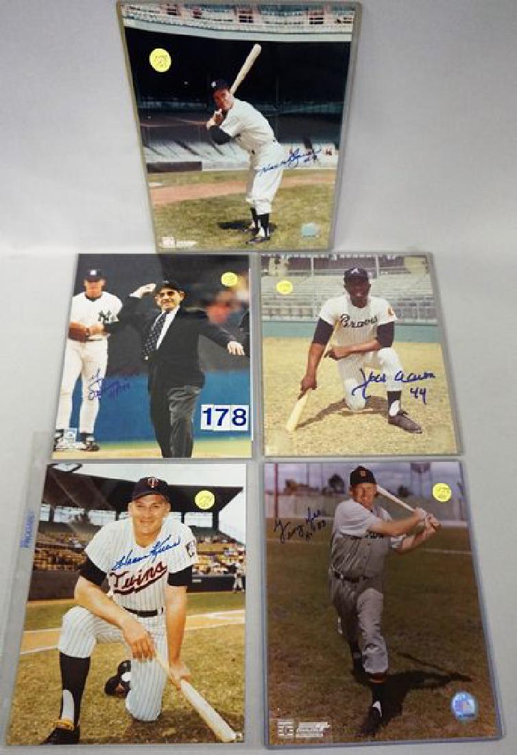 (5) AUTOGRAPHED 8 X 10 IN. COLOR PHOTOS: (1 of 5)