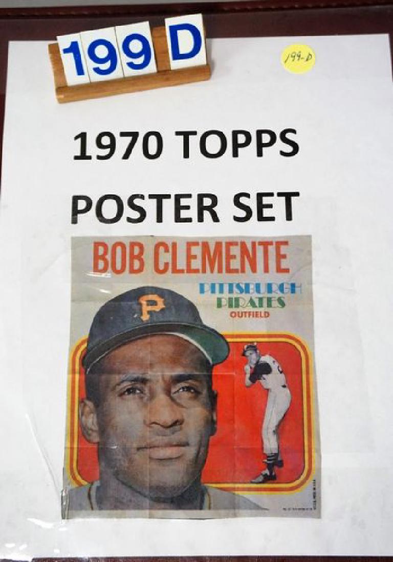 1970 TOPPS BASEBALL POSTER SET (1 of 9)