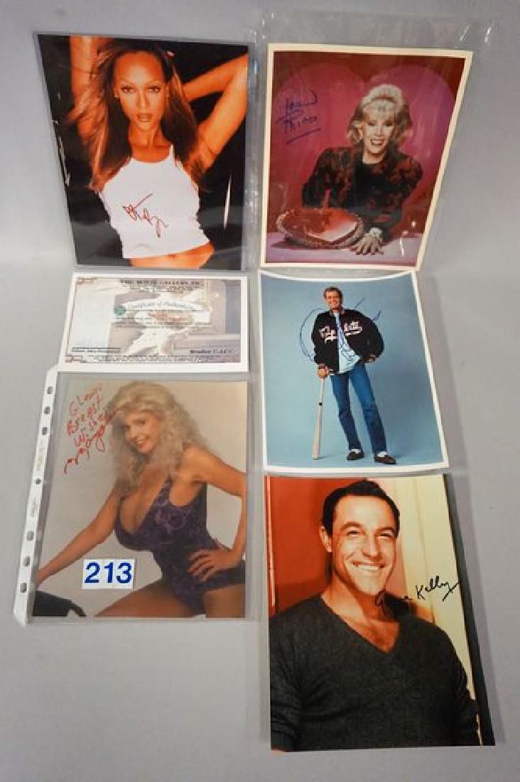 AUTOGRAPHED LOT: (8) 8 INCH X 10 INCH (1 of 5)