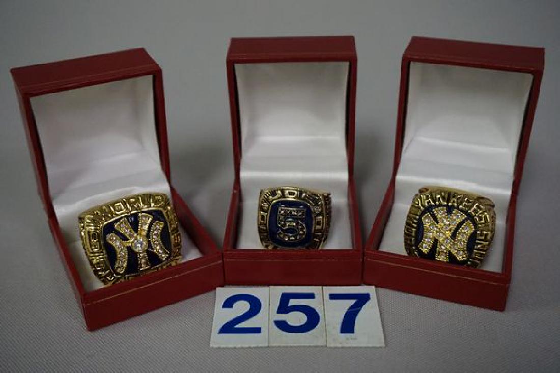 (3 PIECES) CHAMPIONSHIP BASEBALL RINGS (1 of 5)