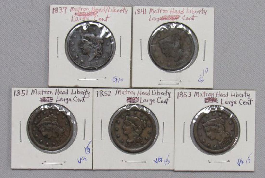 (5) LARGE CENTS: (1 of 2)