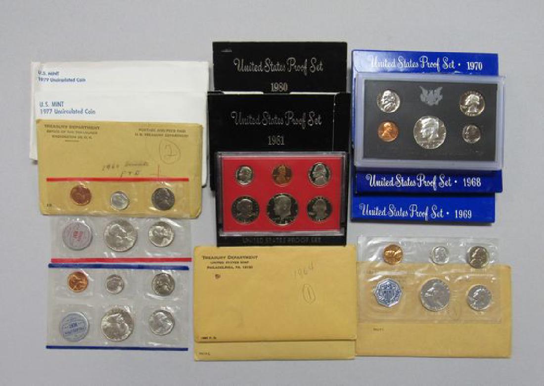 (9) PROOF SETS & (2) UNC SETS: (1 of 2)