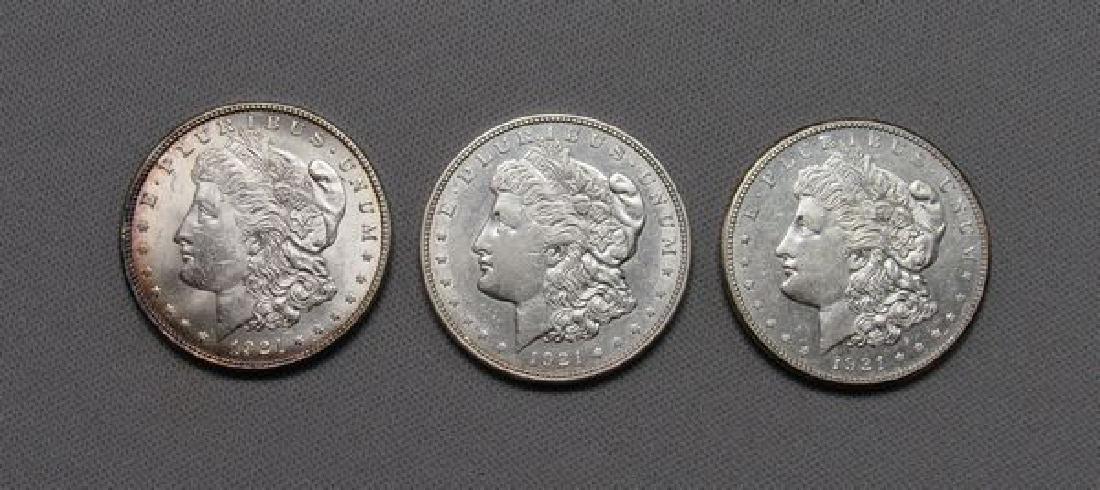 (3) MORGAN DOLLARS: (1 of 2)