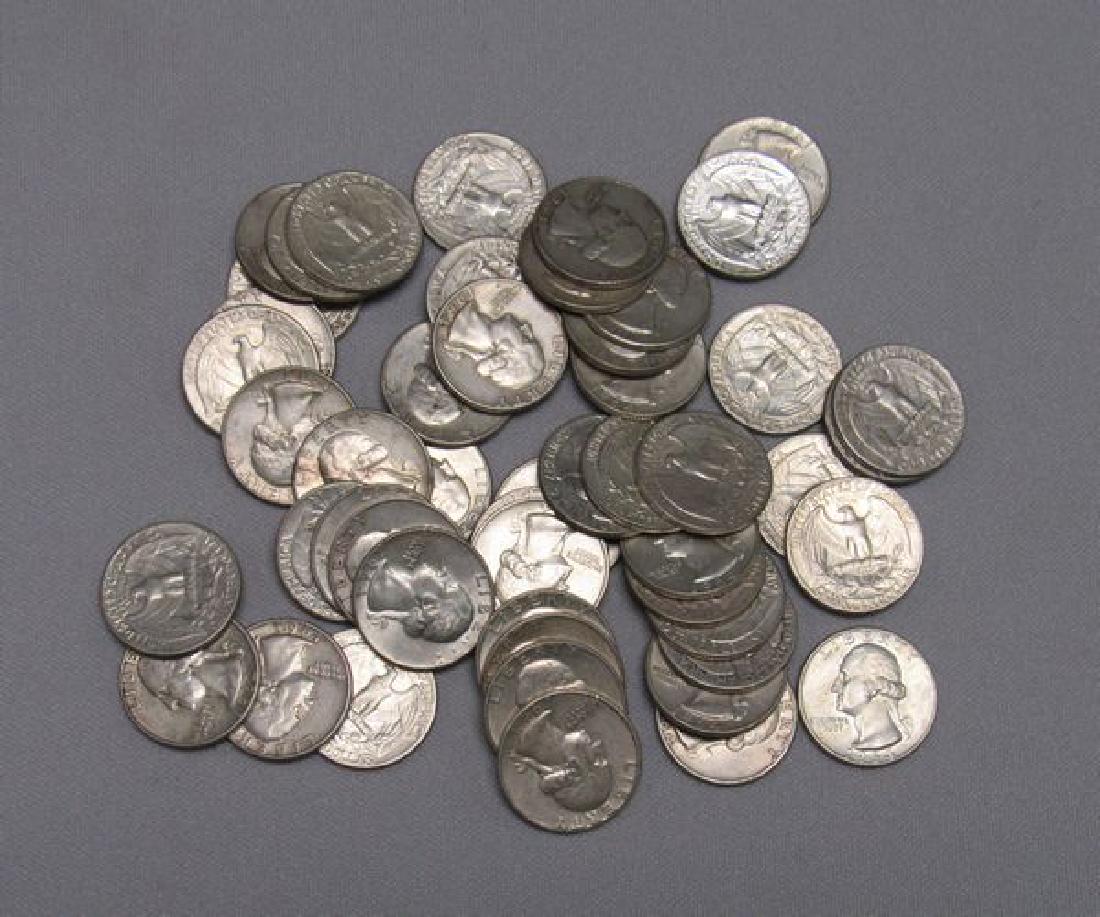 (50) SILVER WASHINGTON QUARTERS: (1 of 1)