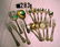 283: STERLING SILVER ASST'D SPOONS & FORKS