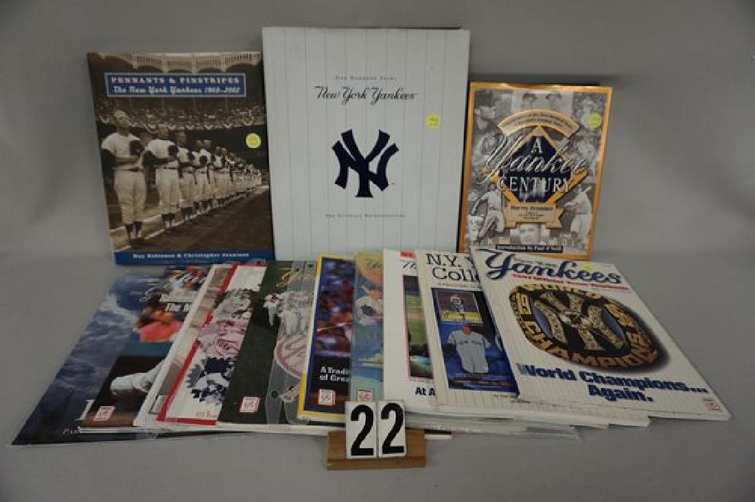 N.Y. YANKEES LOT: BOOKS - 100 YEARS, PENNANTS (1 of 1)