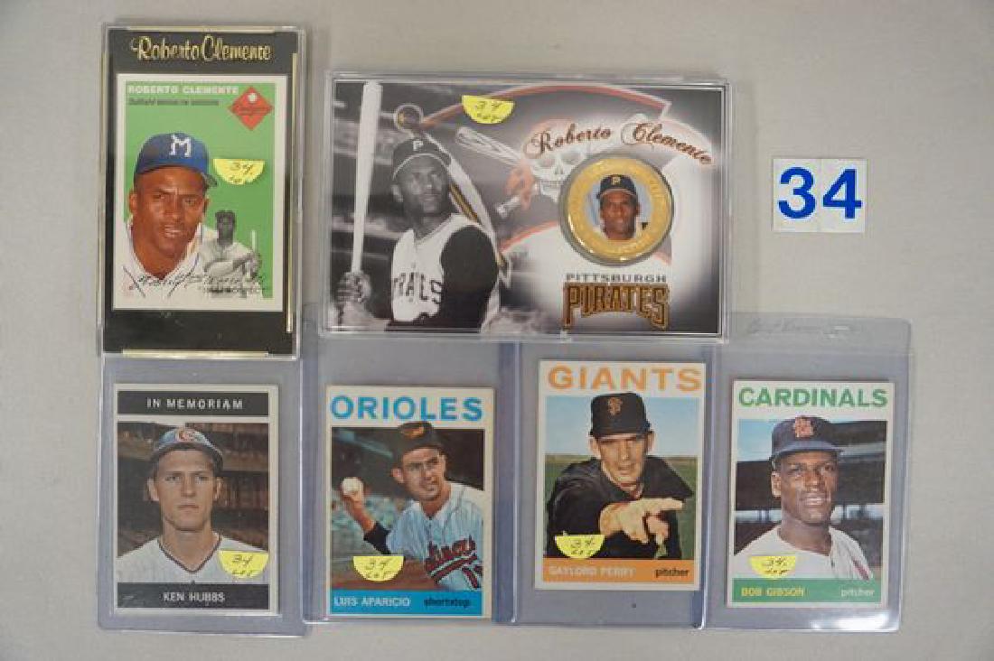 (4) 1964 TOPPS BB CARDS: #460, 468, 540 & 550 -VG, 2008 (1 of 2)