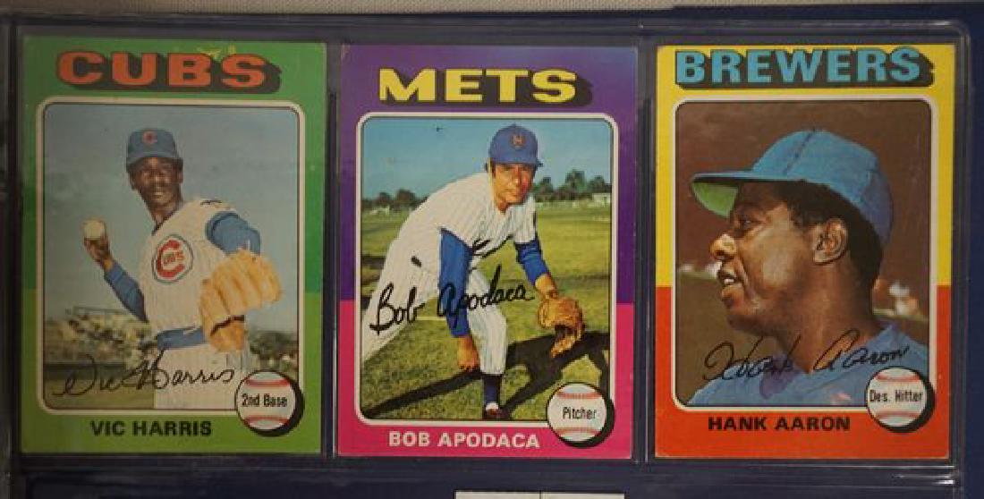 1975 TOPPS BB CARD SET IN BINDER: (1 of 3)