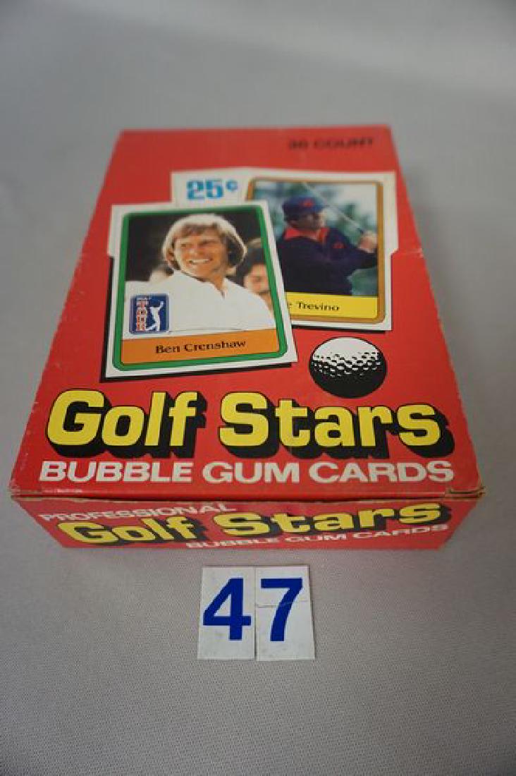 1981 DONRUSS GOLF STARS WAX BOX, (1 of 3)