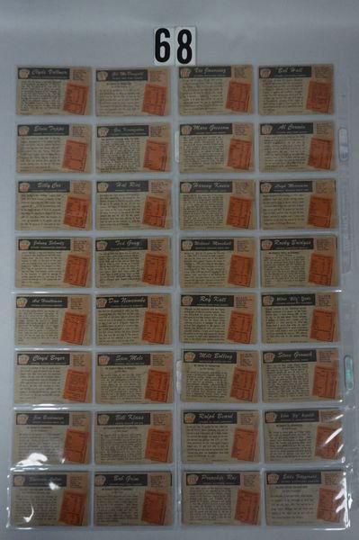 (23) 1952, (28) 1954 & (32) 1955 BOWMAN BB CARDS, (1 of 5)