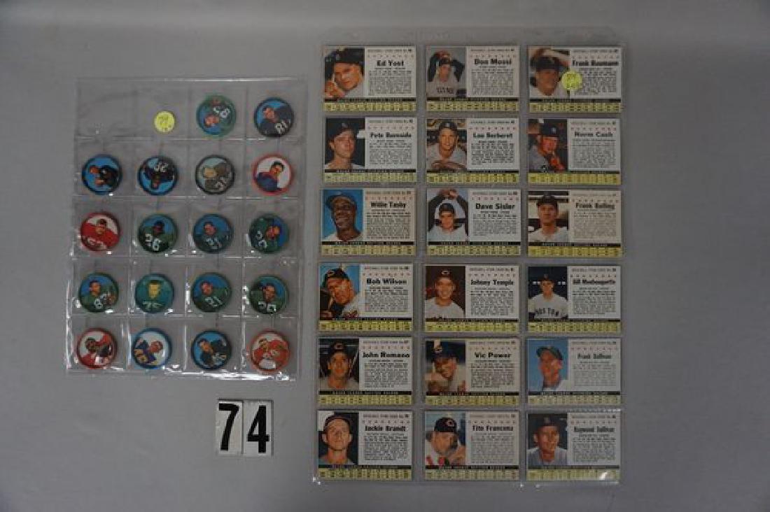 (18 DIFF.) 1962 SALADA TEA F.B. COINS, (1 of 6)