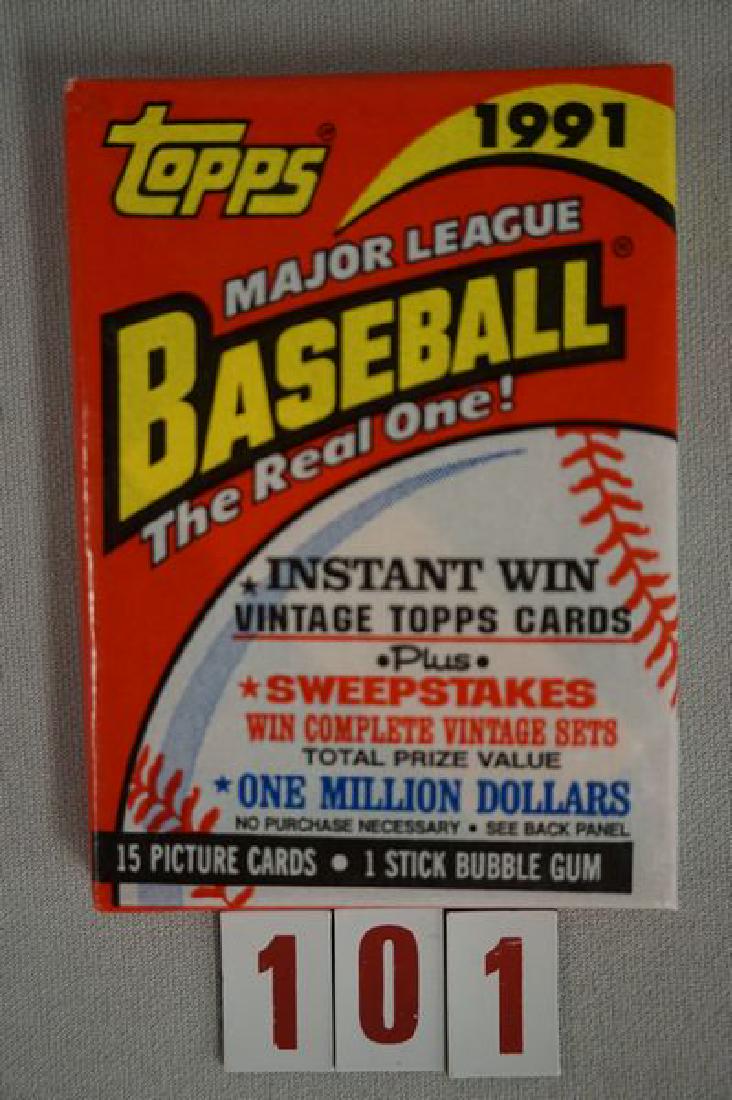 1991 TOPPS (DESERT SHIELD - UNOPENED WAX PACK) (1 of 2)