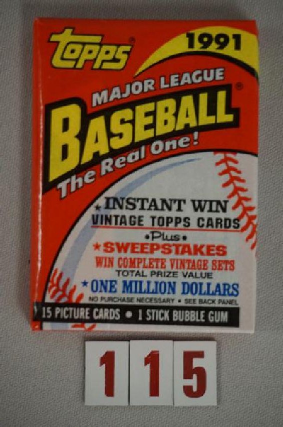 1991 TOPPS (DESERT SHIELD - UNOPENED WAX PACK) (1 of 2)