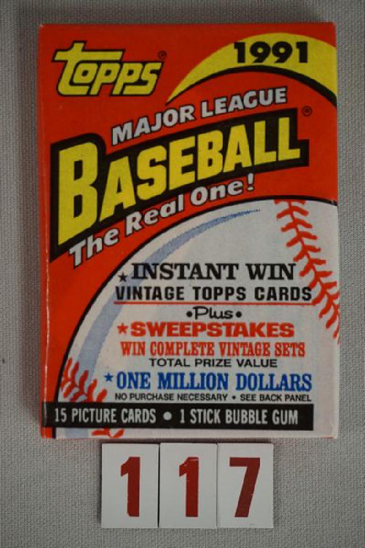 1991 TOPPS (DESERT SHIELD - UNOPENED WAX PACK) (1 of 2)