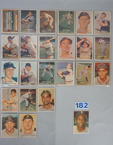 1957 TOPPS BB CARD TEAM SET: (1 of 3)