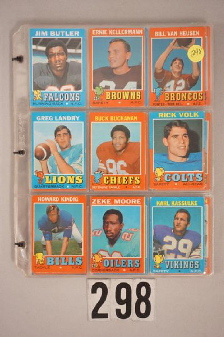 (116) 1971 TO 1977 TOPPS FB CARDS, (1 of 6)