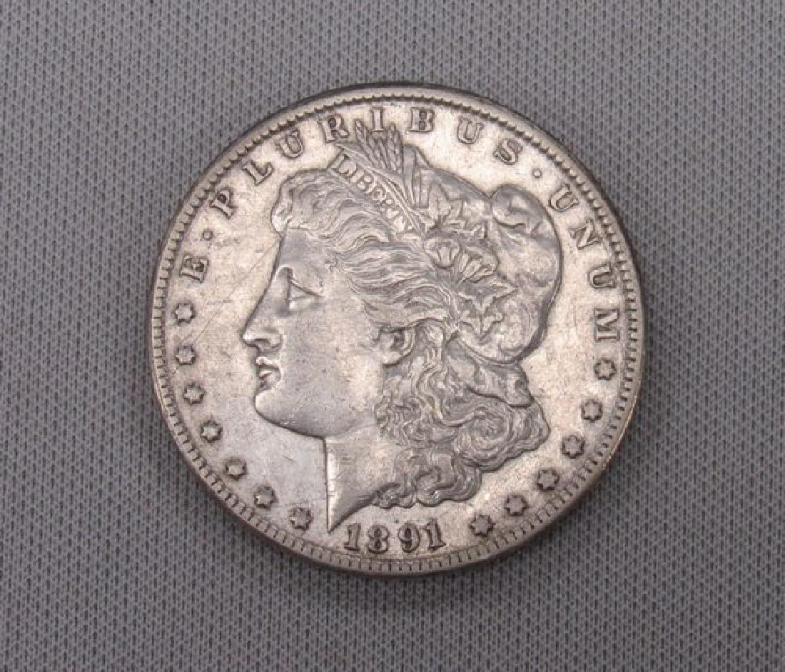 1891 CC MORGAN DOLLAR: (1 of 2)