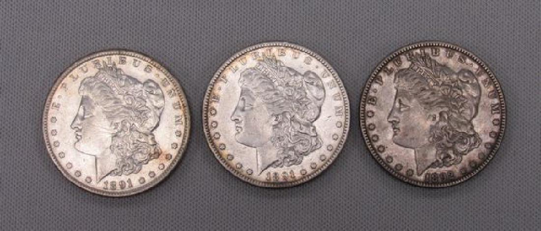 1891 O & S & 1892 MORGAN DOLLARS: (1 of 2)